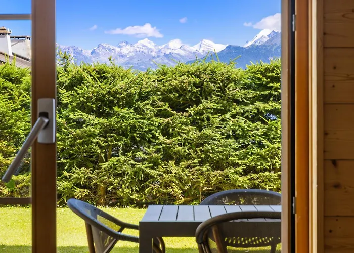 Apartmán Plein Ciel 2 Au Centre A Avec Vue Sur Les Alpes