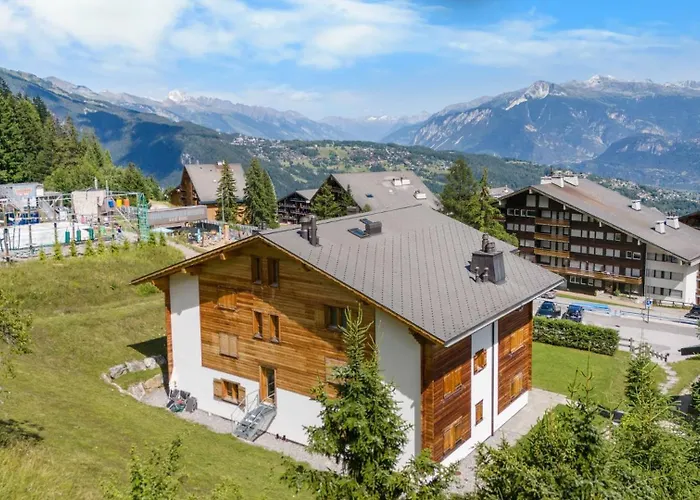 Plein Ciel 2 Au Centre A Avec Vue Sur Les Alpes Apartament Anzère